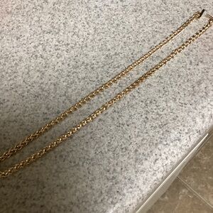 Elegant Gold Chain purse strap.